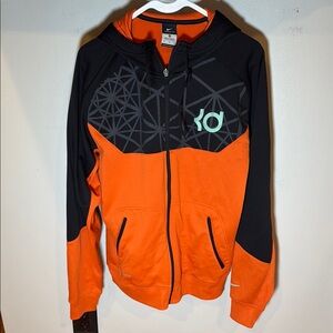 Nike KD Orange and Black Jacket